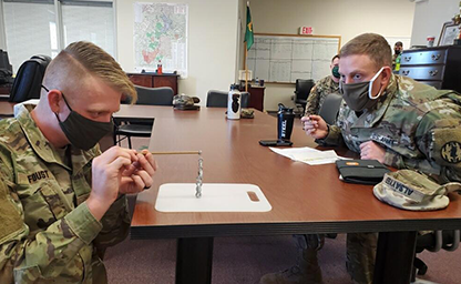 Military Police Learns to Destress