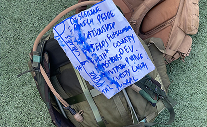 Leadership and Values During the Ruck March